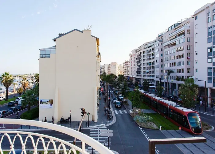 #23 Staywiz Us - Henry IV Vue Panoramique Mer Ac & Bright Apartmán Nice